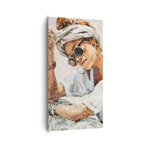 Obraz na plátně - Portrét v plném slunci - 65x120 cm