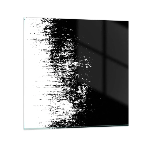 Obraz na skle - Vítězem se stává… - 40x40 cm