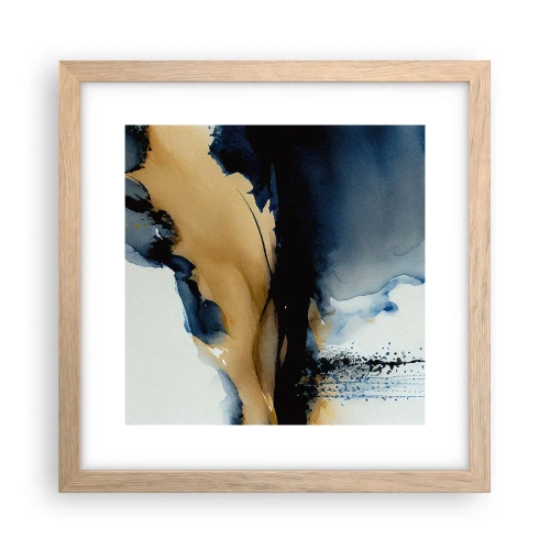Plakát v rámu světlý dub - Za závojem - 30x30 cm