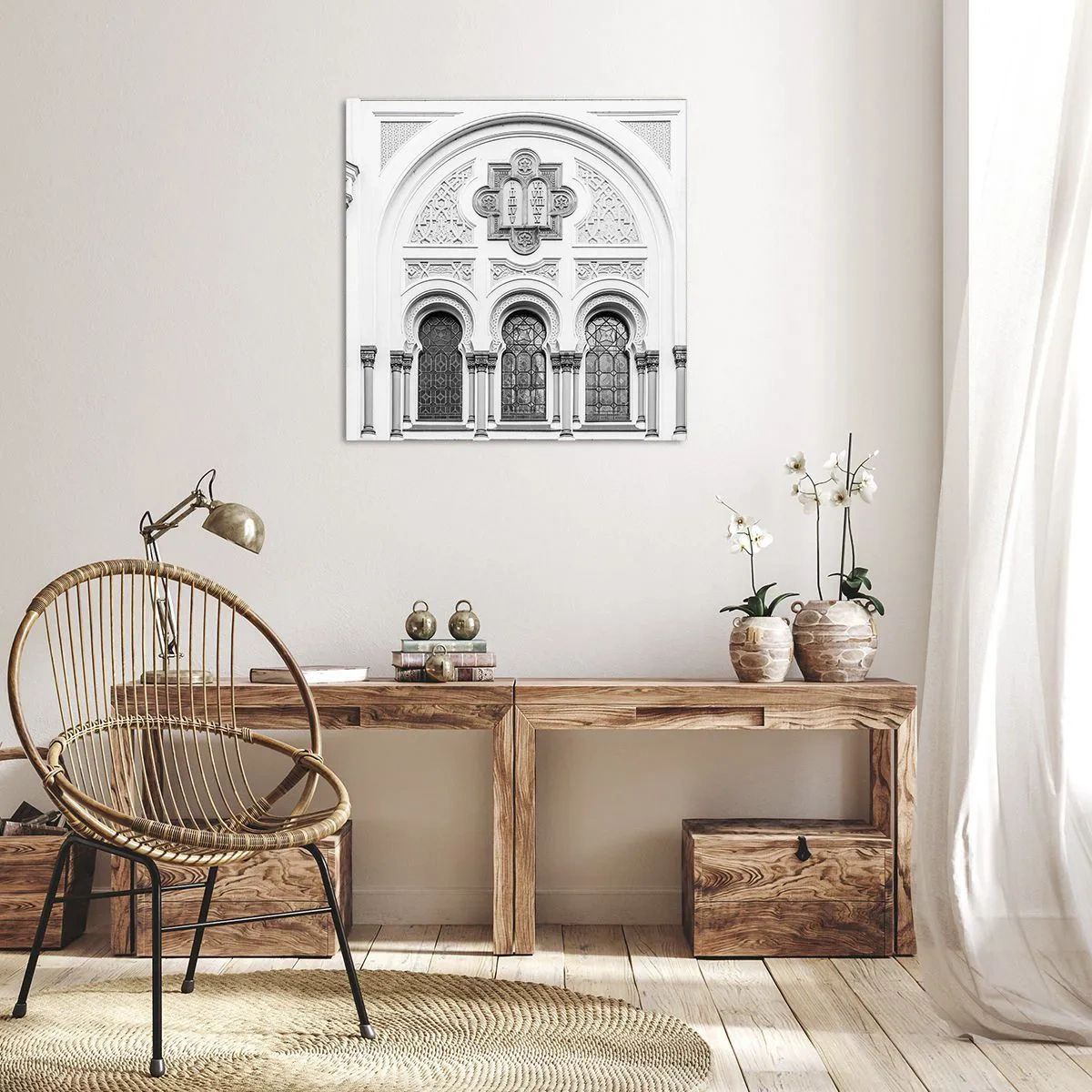 Obraz na plátně - Na pomezí kultur - 70x70 cm