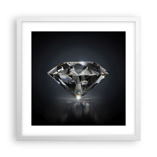 Plakát v bílém rámu - Best girls friend - 40x40 cm