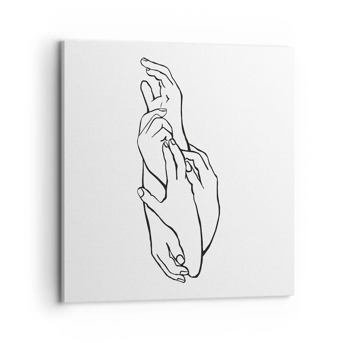 Obraz na plátně - Dobrý dotek - 70x70 cm