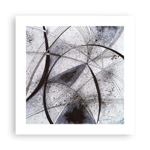 Plakát - Futuristická fantazie - 40x40 cm