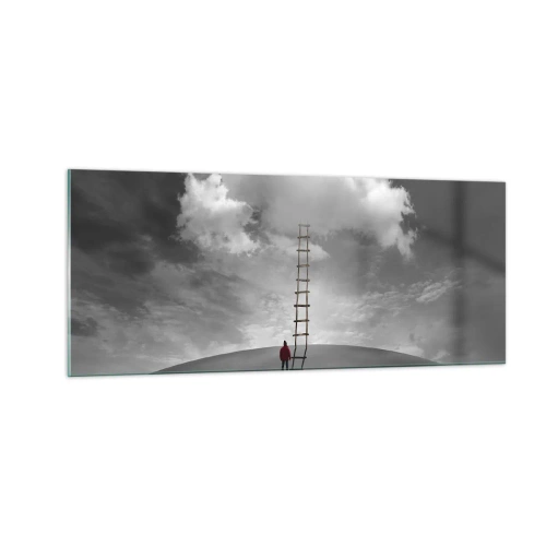 Obraz na skle - Všechno je možné - 100x40 cm
