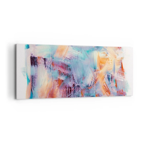 Obraz na plátně - Barevný nepořádek - 120x50 cm