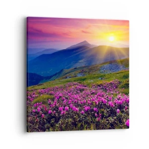 Obraz na plátně - …A kolem voní kosodřevina a voní byliny - 40x40 cm