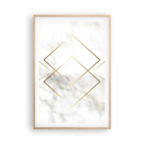 Plakát v rámu světlý dub - Pohled na nekonečno - 61x91 cm