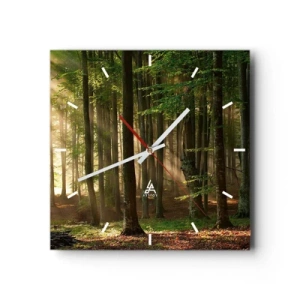 Nástěnné hodiny - Rozzářený v jarním ránu - 30x30 cm