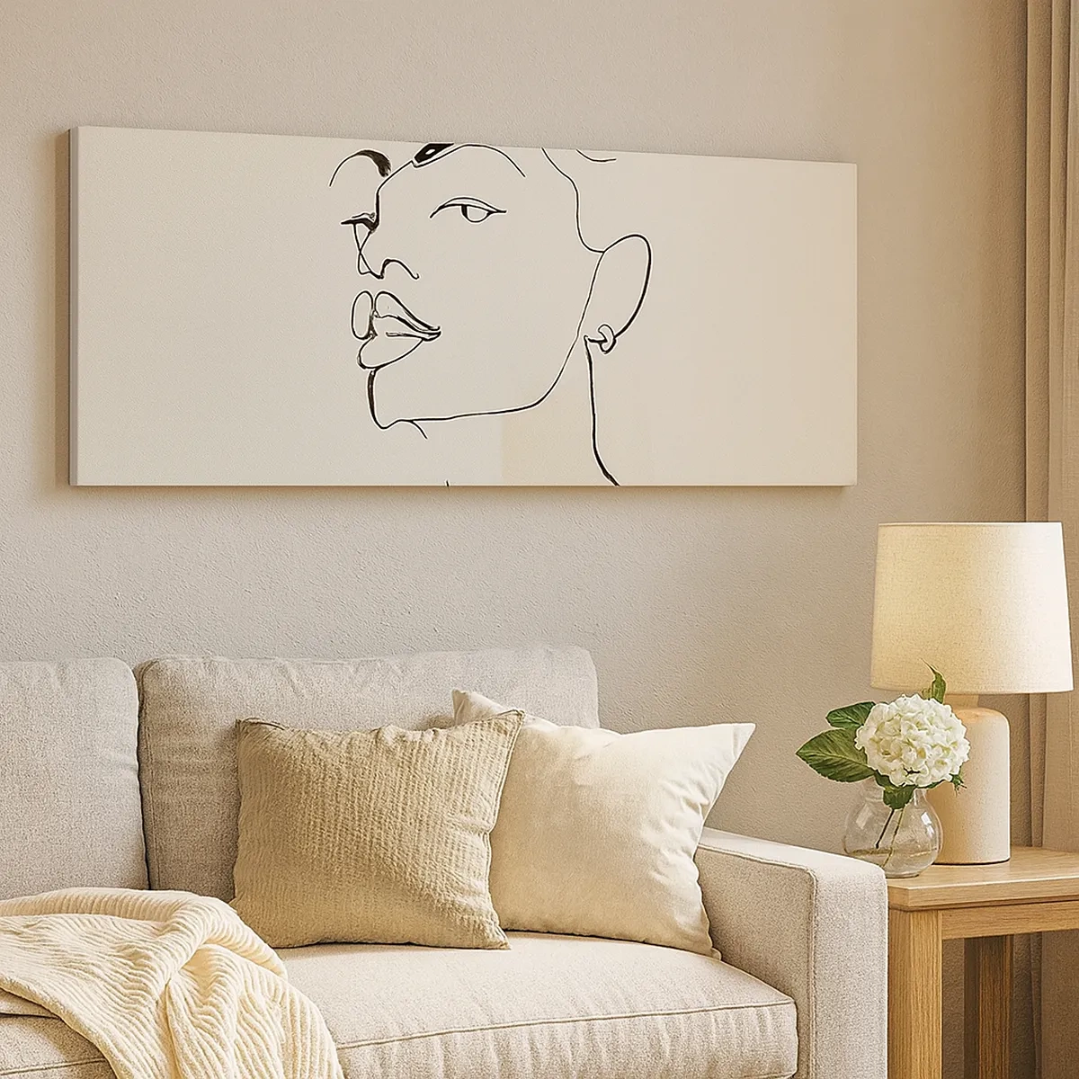 Obraz na plátně - Hrdý pohled - 30x30 cm