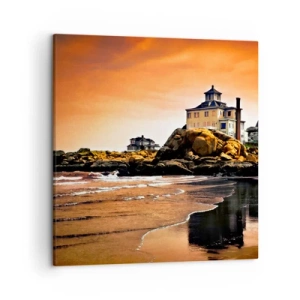 Obraz na plátně - Elegance západního pobřeží - 50x50 cm