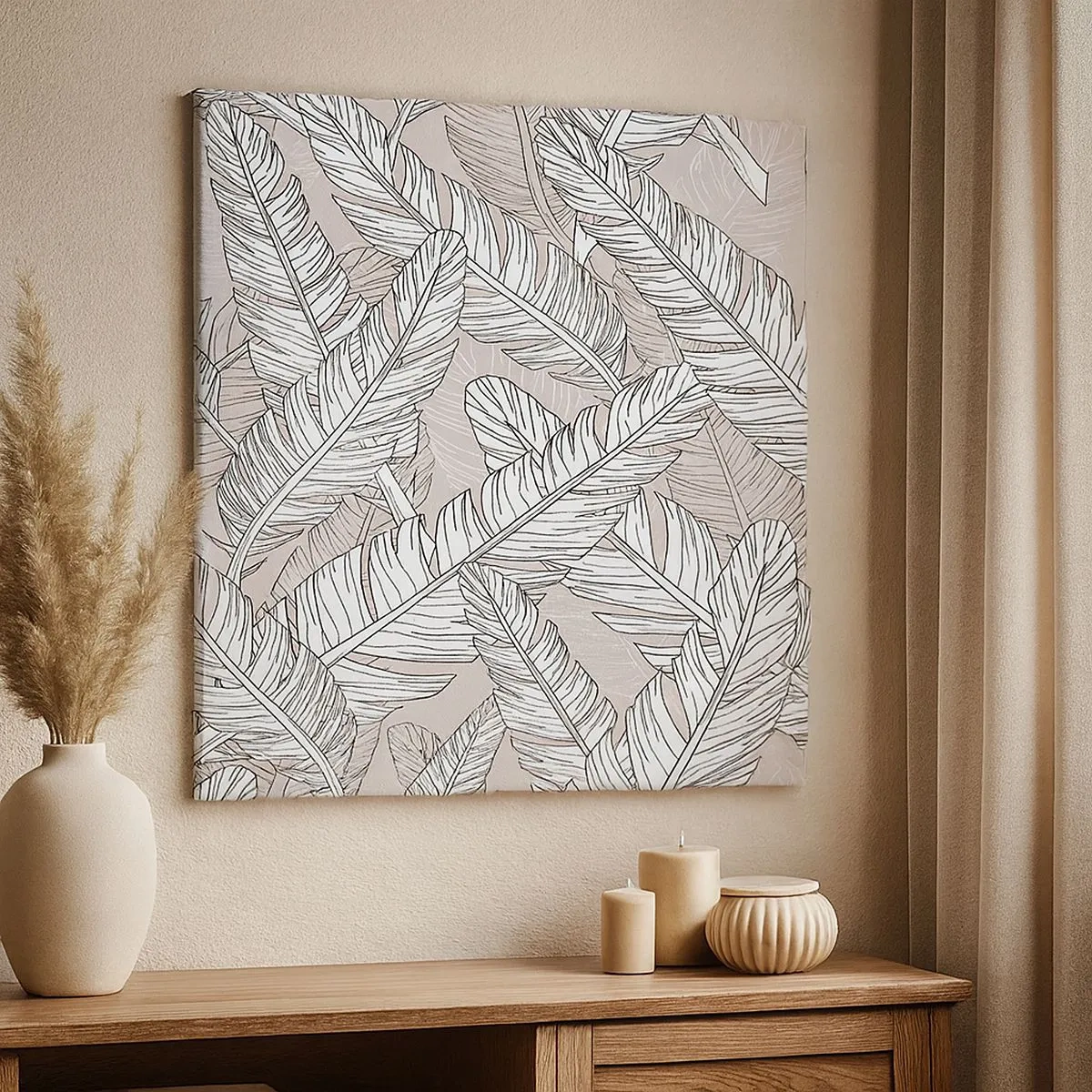 Obraz na plátně - Víření peří - 30x30 cm