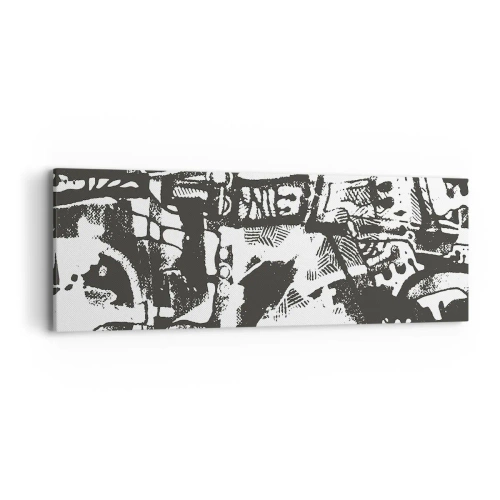 Obraz na plátně - Pořádek nebo chaos? - 90x30 cm