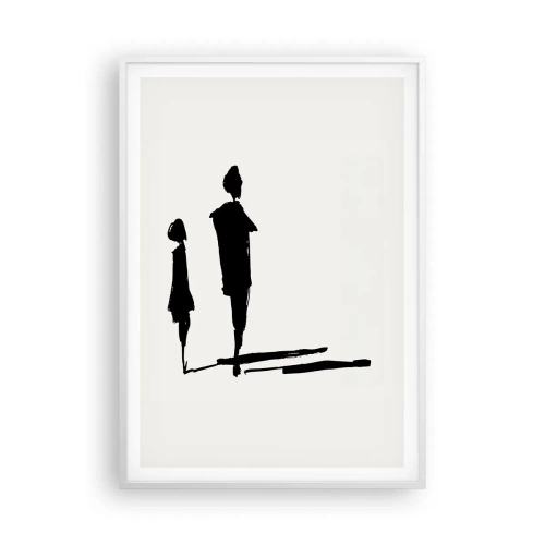 Plakát v bílém rámu - Určitě spolu? - 70x100 cm