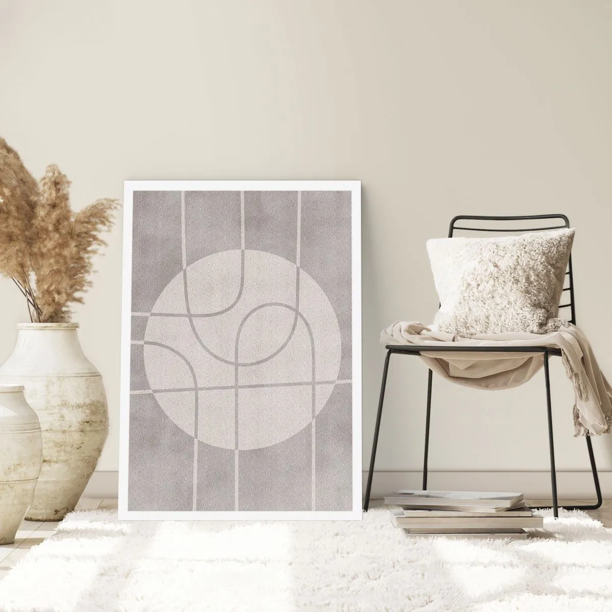 Plakát - Kruhově a přímo - 50x70 cm
