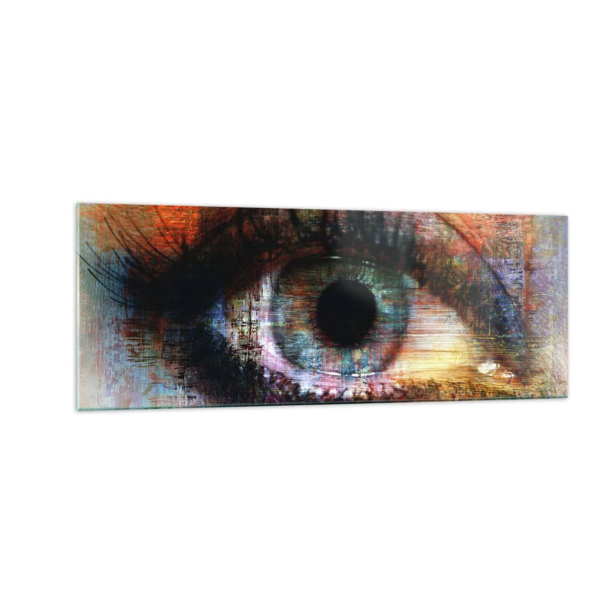 Obraz na skle - Lze se podívat do duše - 140x50 cm