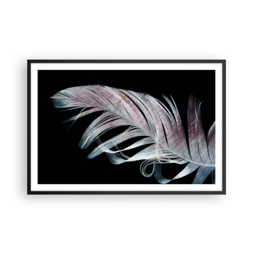 Plakát v černém rámu - Přemýšlejte o dotyku - 91x61 cm