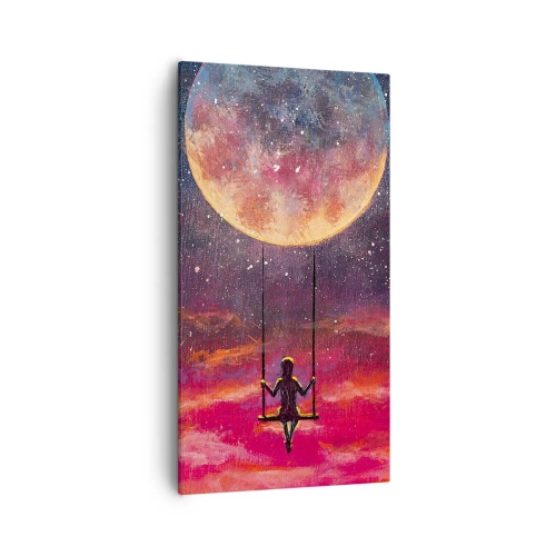 Obraz na plátně - Stavět si vzdušné zámky - 55x100 cm