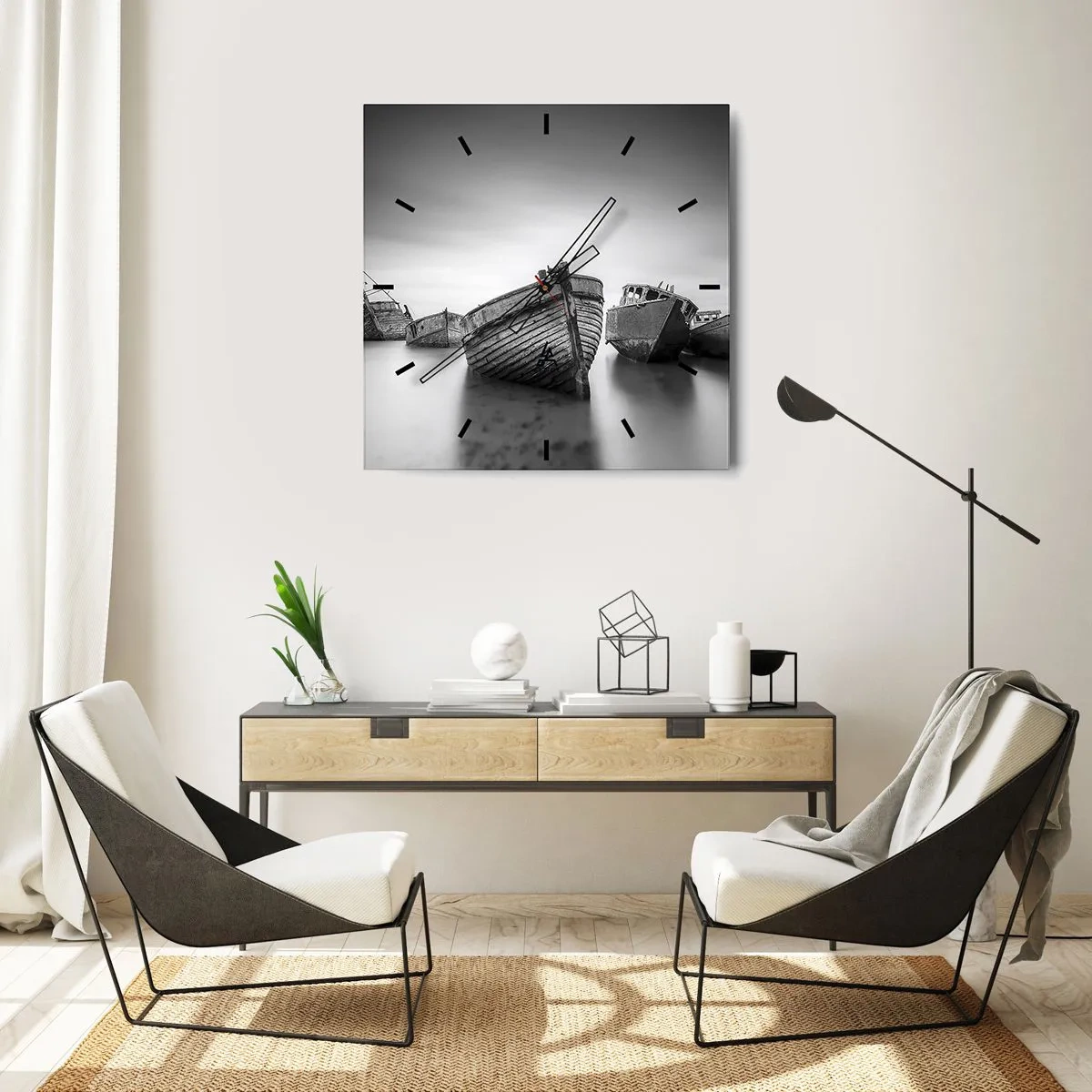 Nástěnné hodiny - Teď už jen vzpomínky… - 40x40 cm