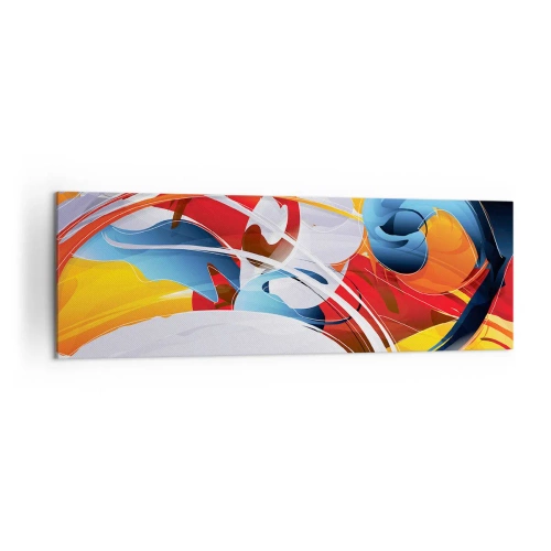 Obraz na plátně - Tanec živlů - 160x50 cm