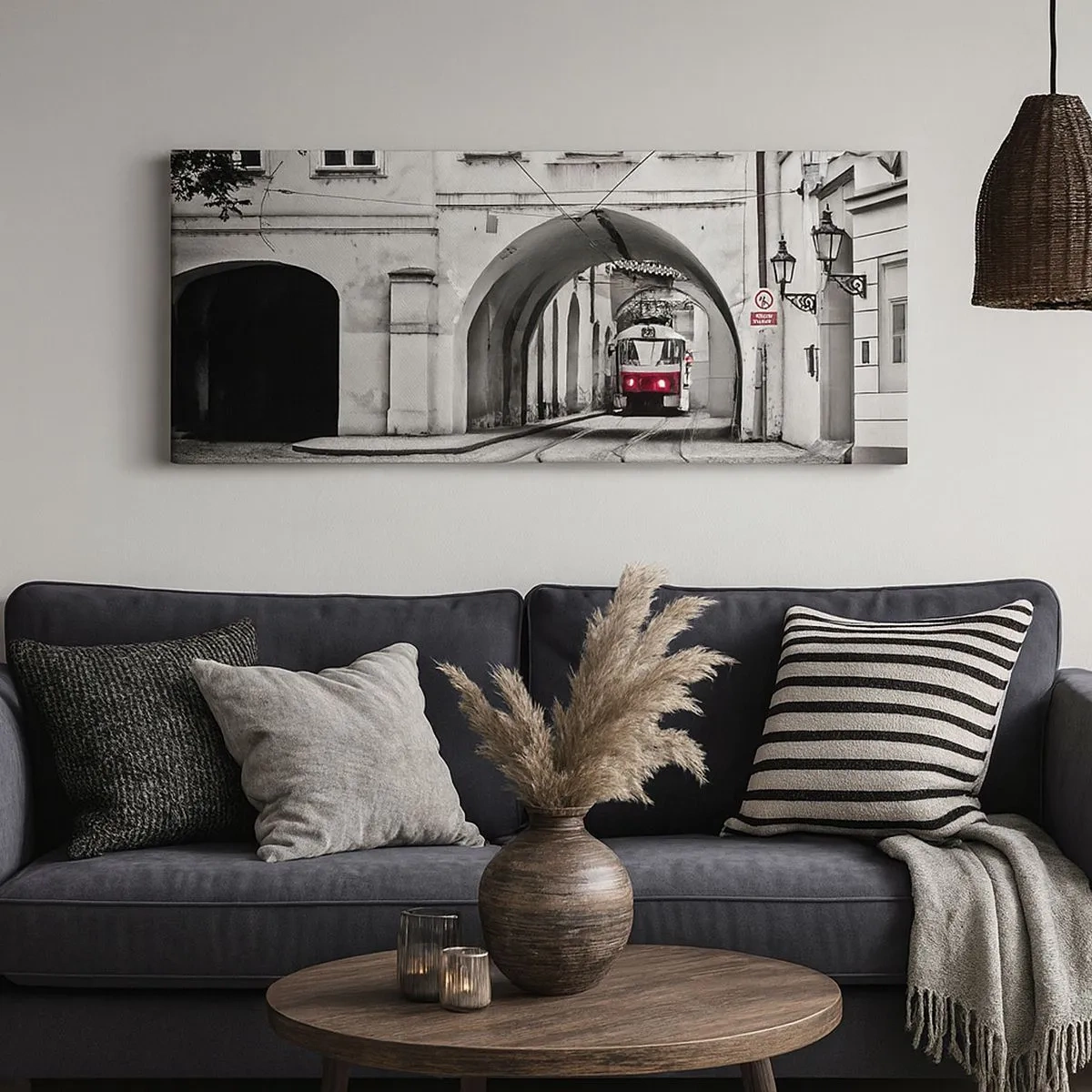 Obraz na plátně - Městským labyrintem - 100x40 cm