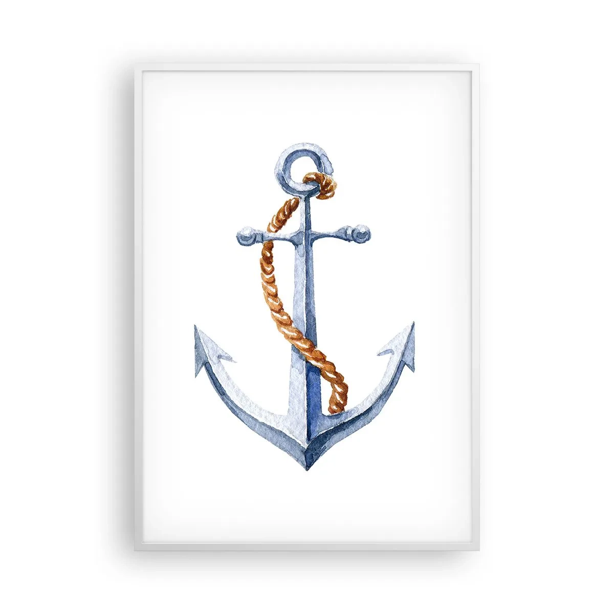 Plakát v bílém rámu - Ahoj, dobrodružství! - 70x100 cm