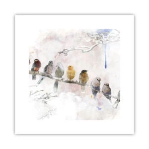 Plakát - Okřídlené setkání - 30x30 cm