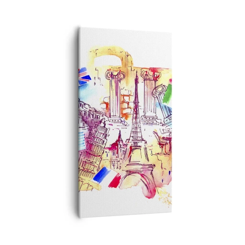 Obraz na plátně - Evropské turné - 55x100 cm
