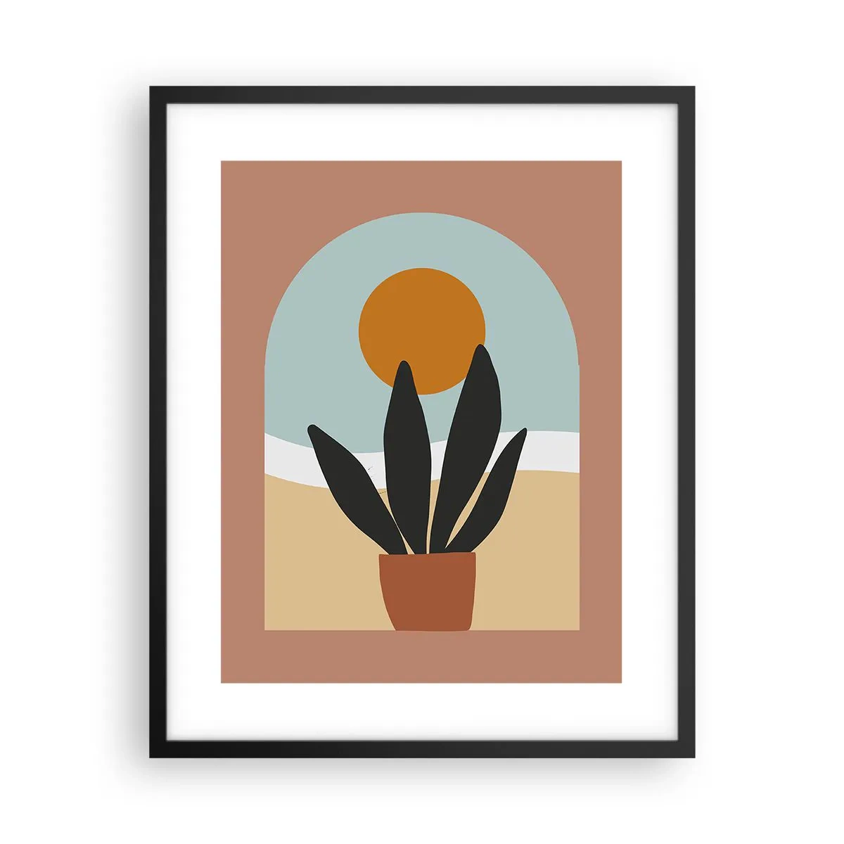 Plakát v černém rámu - Malé radosti - 40x50 cm