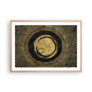 Plakát v rámu světlý dub - Glamour kompozice - 70x50 cm