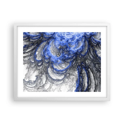 Plakát v bílém rámu - Zrod vlny - 50x40 cm