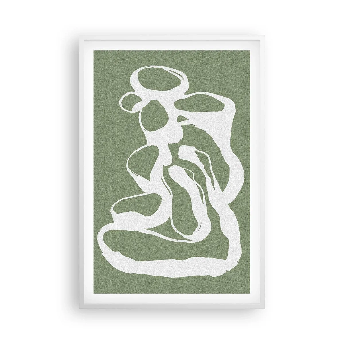 Plakát v bílém rámu - Volání prostoru - 61x91 cm