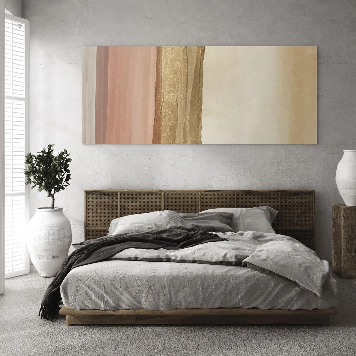 Obraz na skle - Vertikální kompozice - 100x40 cm