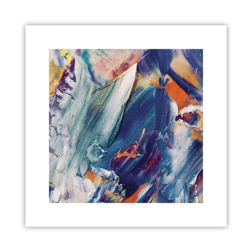 Plakát - Chaos barev - 30x30 cm