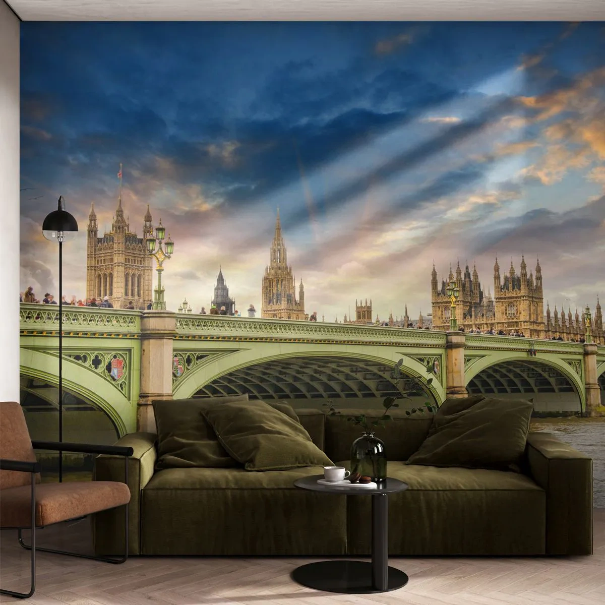 Fototapeta Samolepicí Deluxe Sticker - Čas se zastavil v Impériu - Město, Londýn, Architektura - 250x175 cm