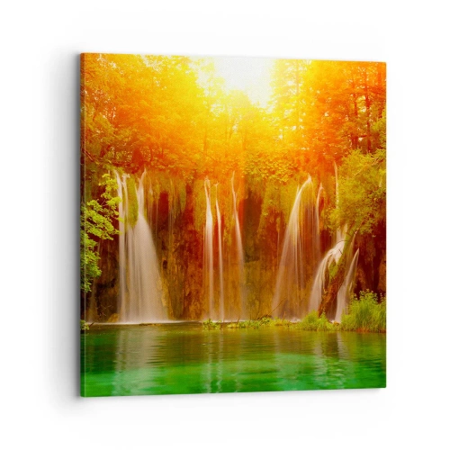 Obraz na plátně - Na sluncí a ve stínu - 70x70 cm