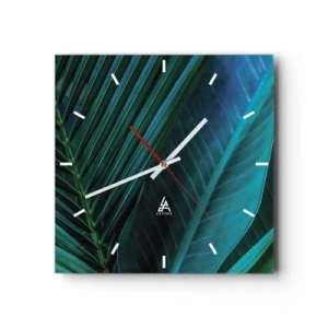 Nástěnné hodiny - Anatomie zelené - 30x30 cm