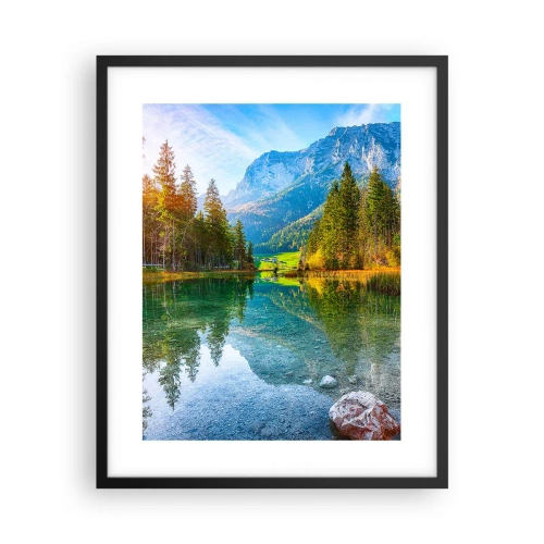 Plakát v černém rámu - Něžnost podzimu - 40x50 cm