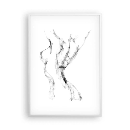 Plakát v bílém rámu - Krásná a silná - 70x100 cm