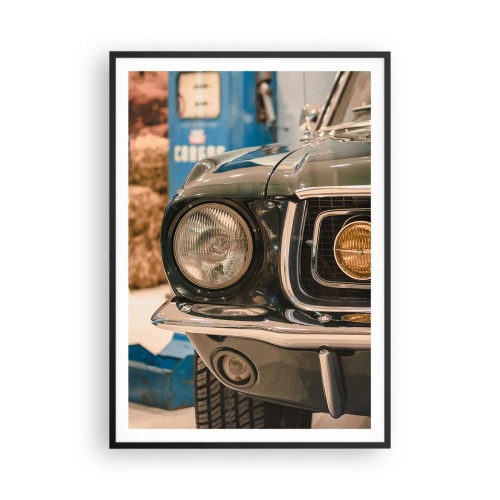 Plakát v černém rámu - Setkání s legendou - 70x100 cm