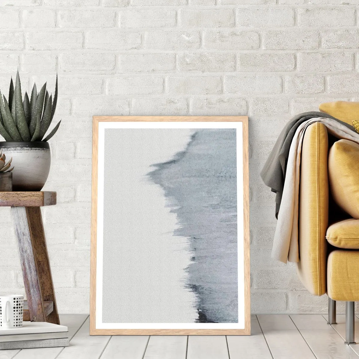 Plakát v rámu světlý dub - Tajemný záznam - 70x100 cm