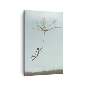Obraz na plátně - Letající pampeliška - 80x120 cm
