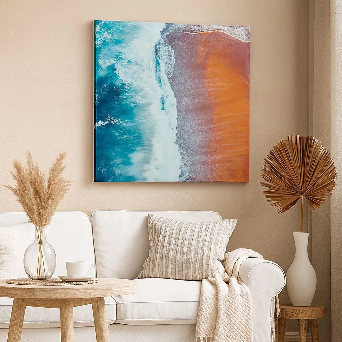 Obraz na plátně - Dotek oceánu - 30x30 cm