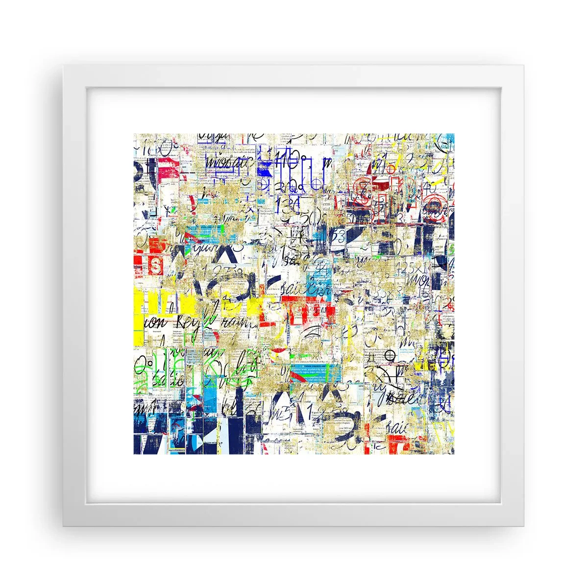 Plakát v bílém rámu - Prostě potěší oči - 30x30 cm