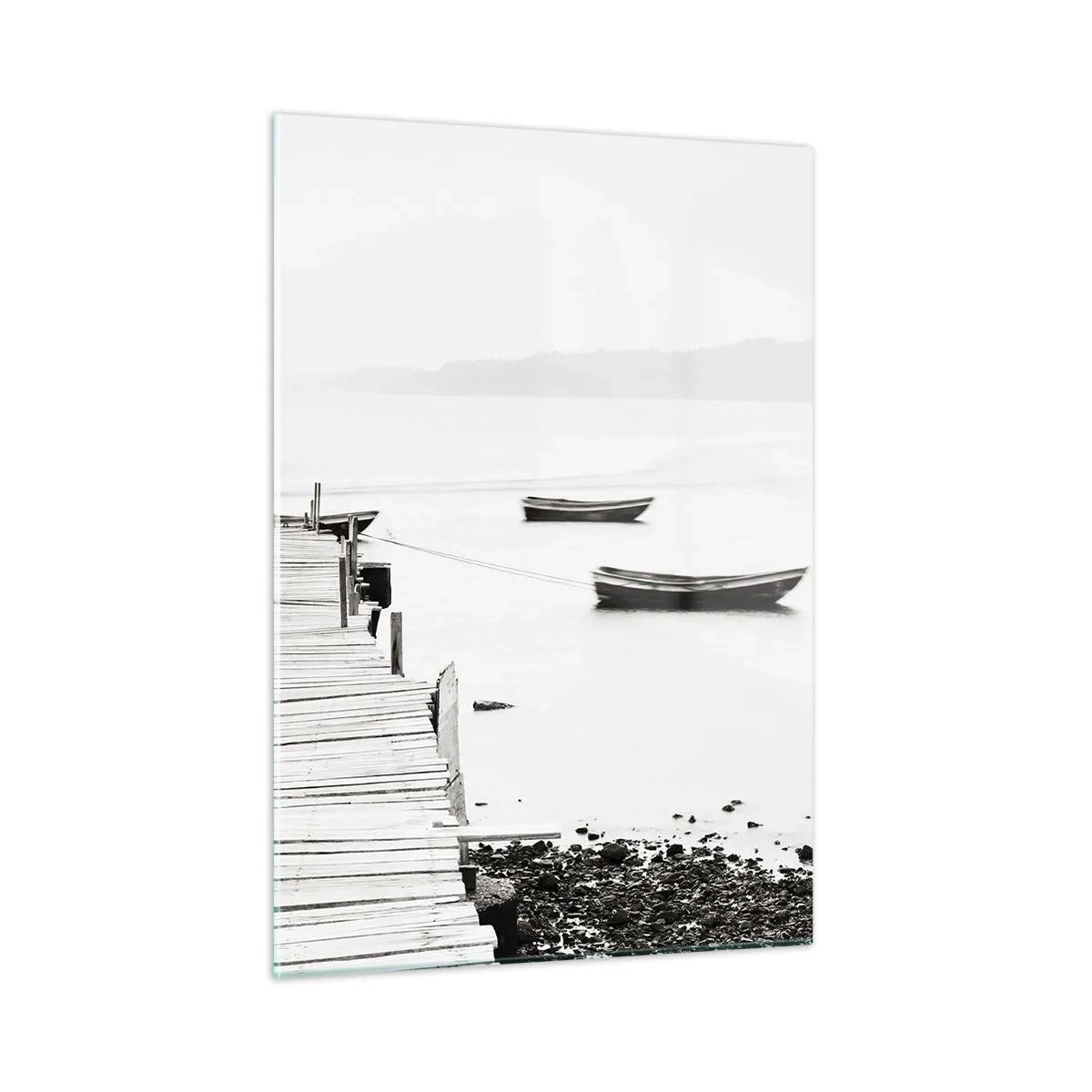 Obraz na skle - U tiché a čisté vody - 50x70 cm