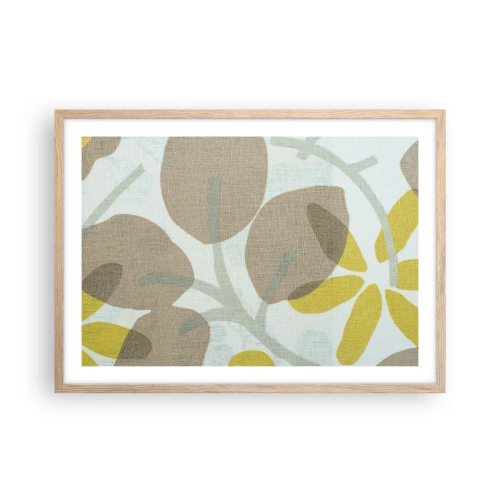 Plakát v rámu světlý dub - Kompozice v plném slunci - 70x50 cm