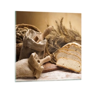 Obraz na skle - Jako utnout nožem - 50x50 cm