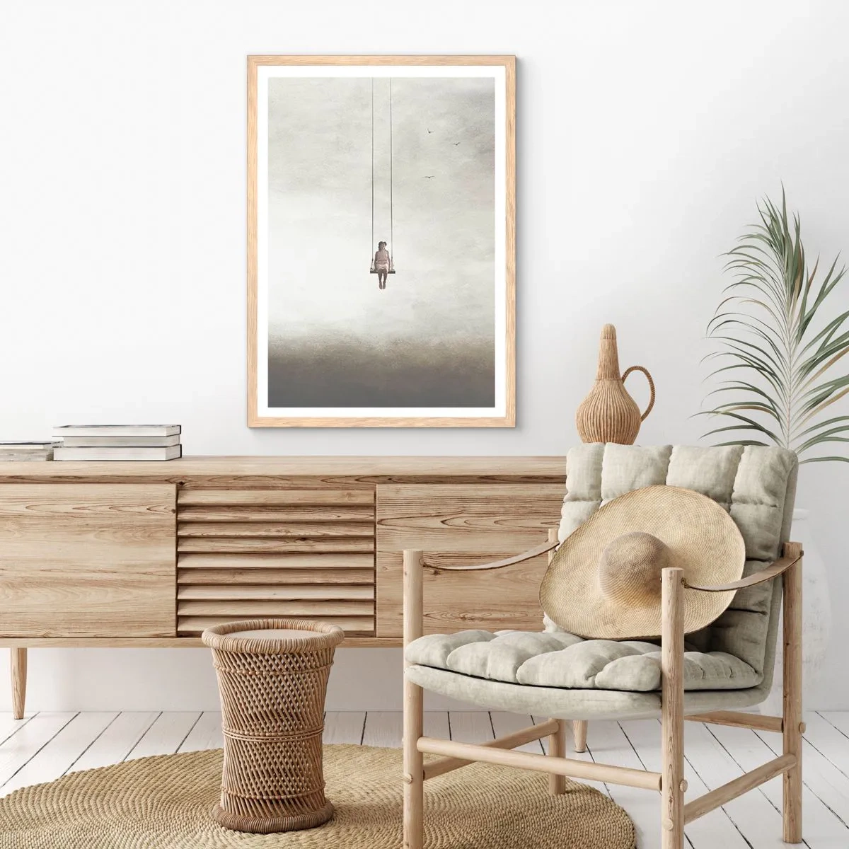 Plakát v rámu světlý dub - Dítě v nás - 70x100 cm