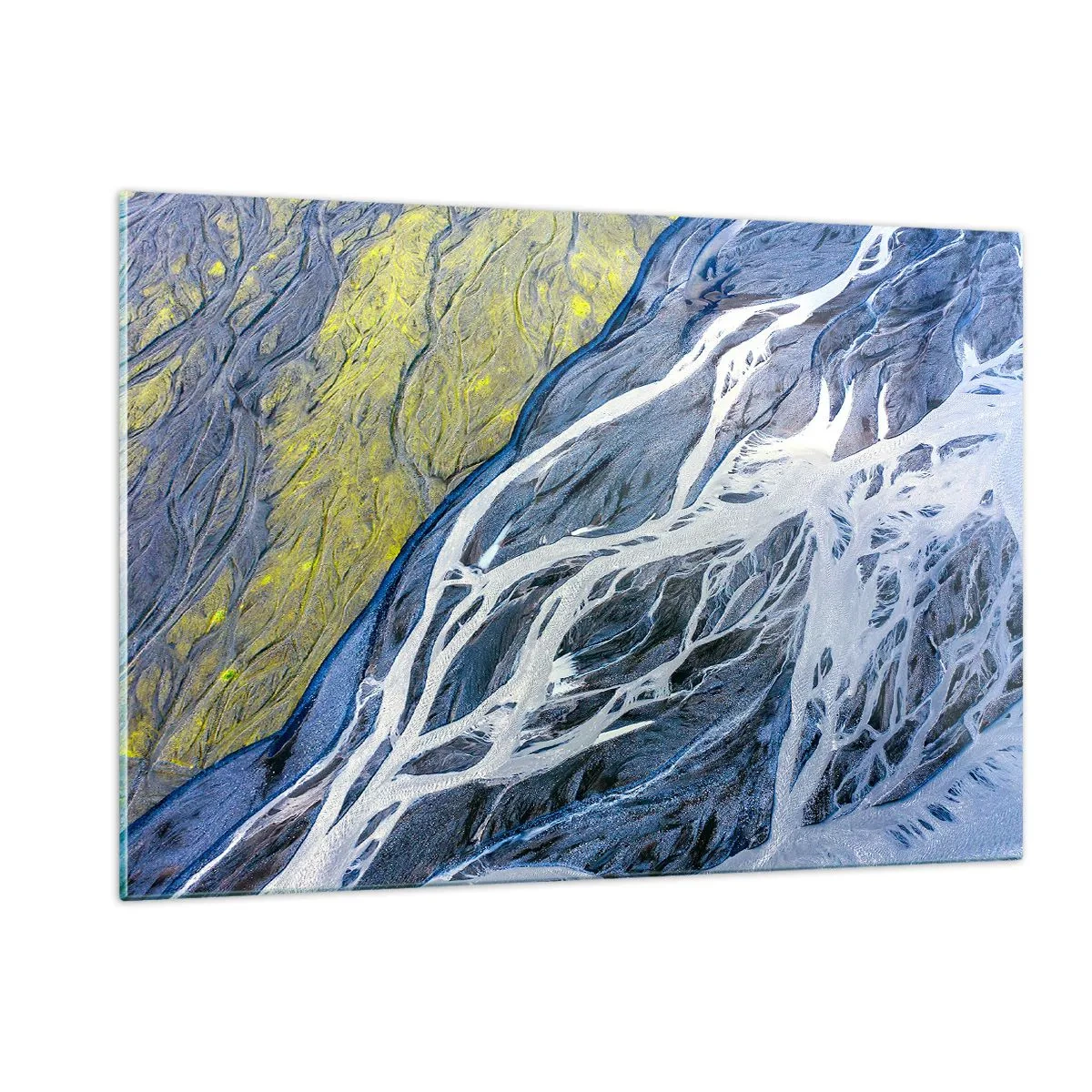 Obraz na skle - Jeskynní malby přírody - 120x80 cm