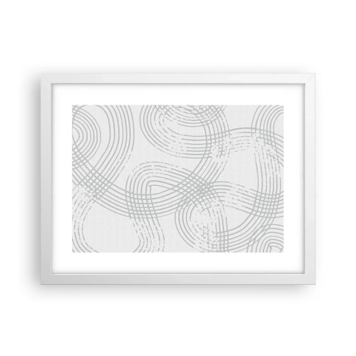 Plakát v bílém rámu - Snadné východisko neexistuje - 40x30 cm