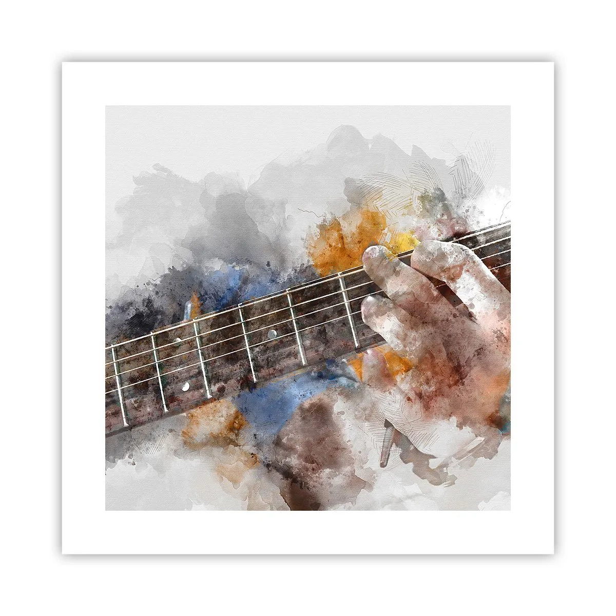 Plakát - Poezie mezi strunami - 40x40 cm